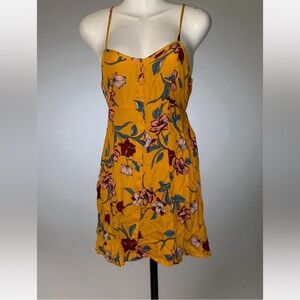 Band of Gypsies Yellow Floral Dress